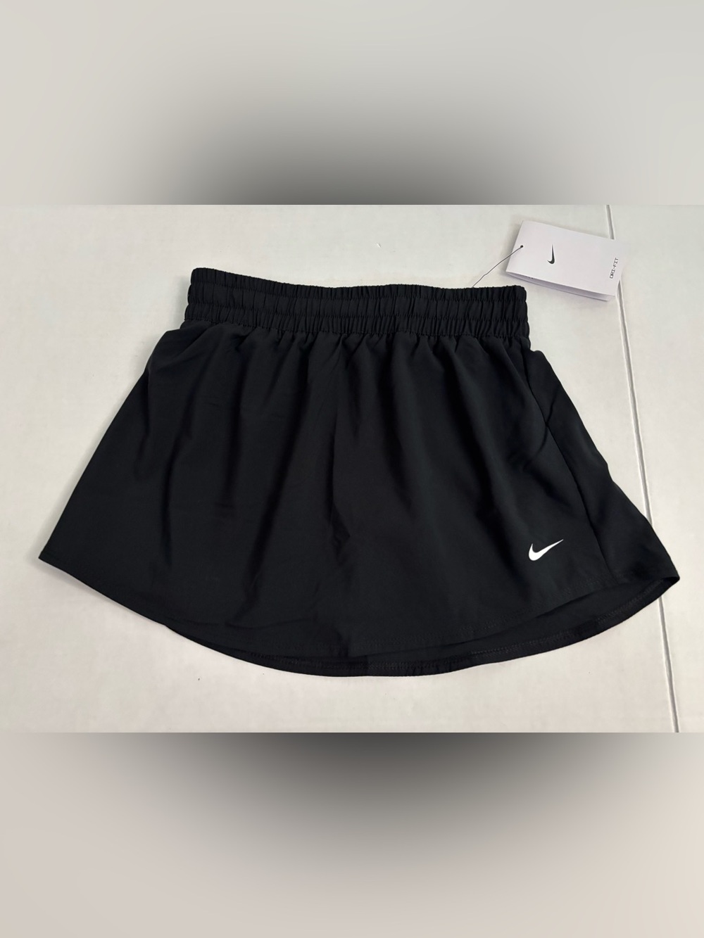 New! Nike Dri-Fit One Big Kid Girls Skort Black Size M